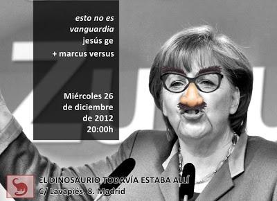 Madrid, miércoles 26 de diciembre, Jesús Ge + Marcus Versus Madrid, miércoles 26 de diciembre, Jesús Ge + Marcus Versus