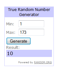 Ganadores de los Sorteos del Blog. Ganadores de los Sorteos del Blog.