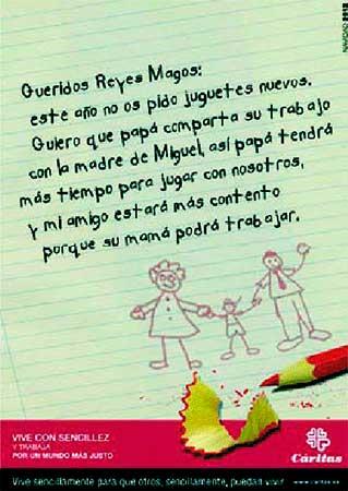 Carta de un(a) menor a los Reyes Magos ¿La Navidad que esperabas?