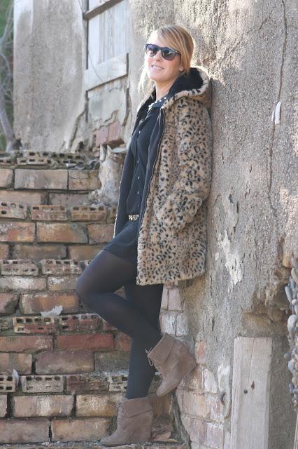 Abrigo Leopardo Zara Abrigo Leopardo Zara