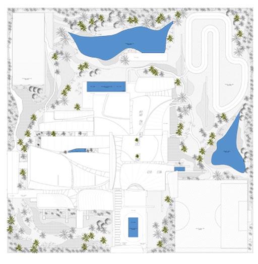 A-cero Projects A-cero presenta una propuesta para una villa ubicada en Abu Dhabi