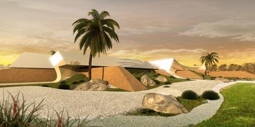 A-cero Projects A-cero presenta una propuesta para una villa ubicada en Abu Dhabi