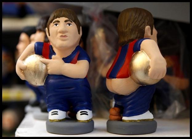 Caganer catalán de Messi