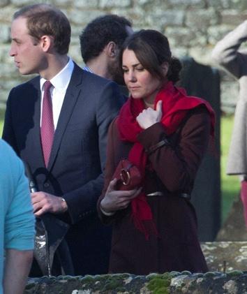 El look de Kate Middleton en la Misa de Navidad