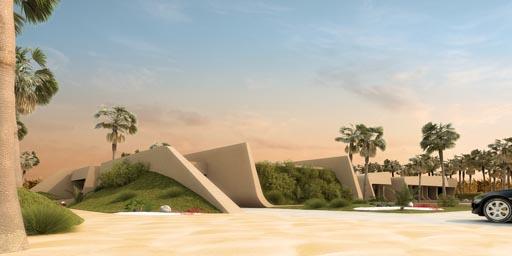 A-cero Projects A-cero presenta una segunda propuesta para una villa ubicada en Abu Dhabi