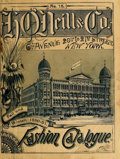 Moda Otoño / Invierno 1890 H. O'Neill and Company