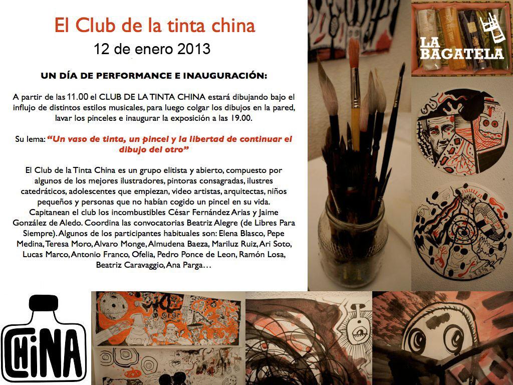 Performance y Exposición: El Club de la Tinta China.