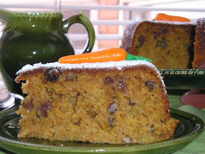 Pastel de zanahoria y naranja Pastel de zanahoria y naranja