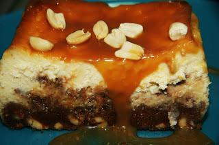 Cheesecake de Snickers