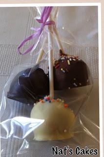 CAKE POPS de COCO Y CHOCOLATE CAKE POPS de COCO Y CHOCOLATE