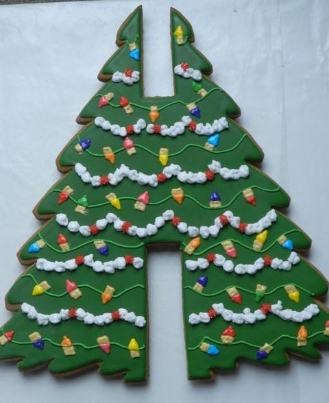 Paso a paso: Precioso arbol de navidad de galleta