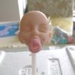 Modelando un bebe con fondant