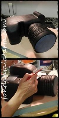 Paso a paso: Tarta cámara de fotos en 3D Paso a paso: Tarta cámara de fotos en 3D