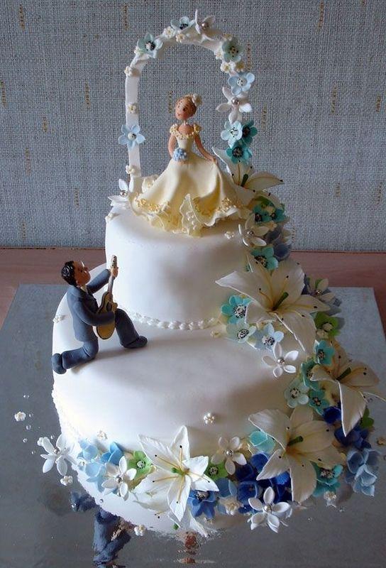 pastel de bodas original