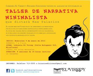 PROGRAMA DEL TALLER DE NARRATIVA MINIMALISTA