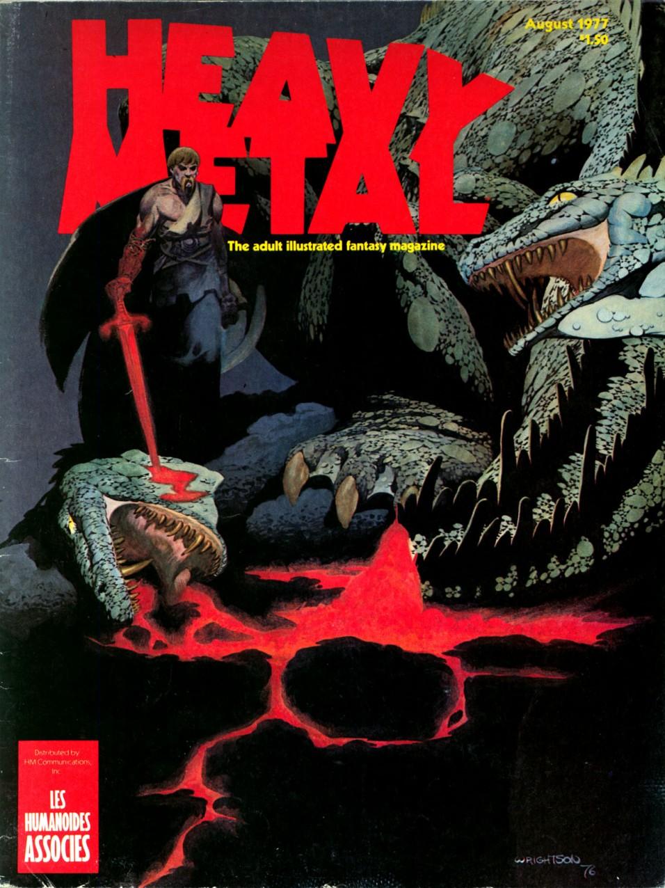 Portadas de la revista Heavy Metal Portadas de la revista Heavy Metal