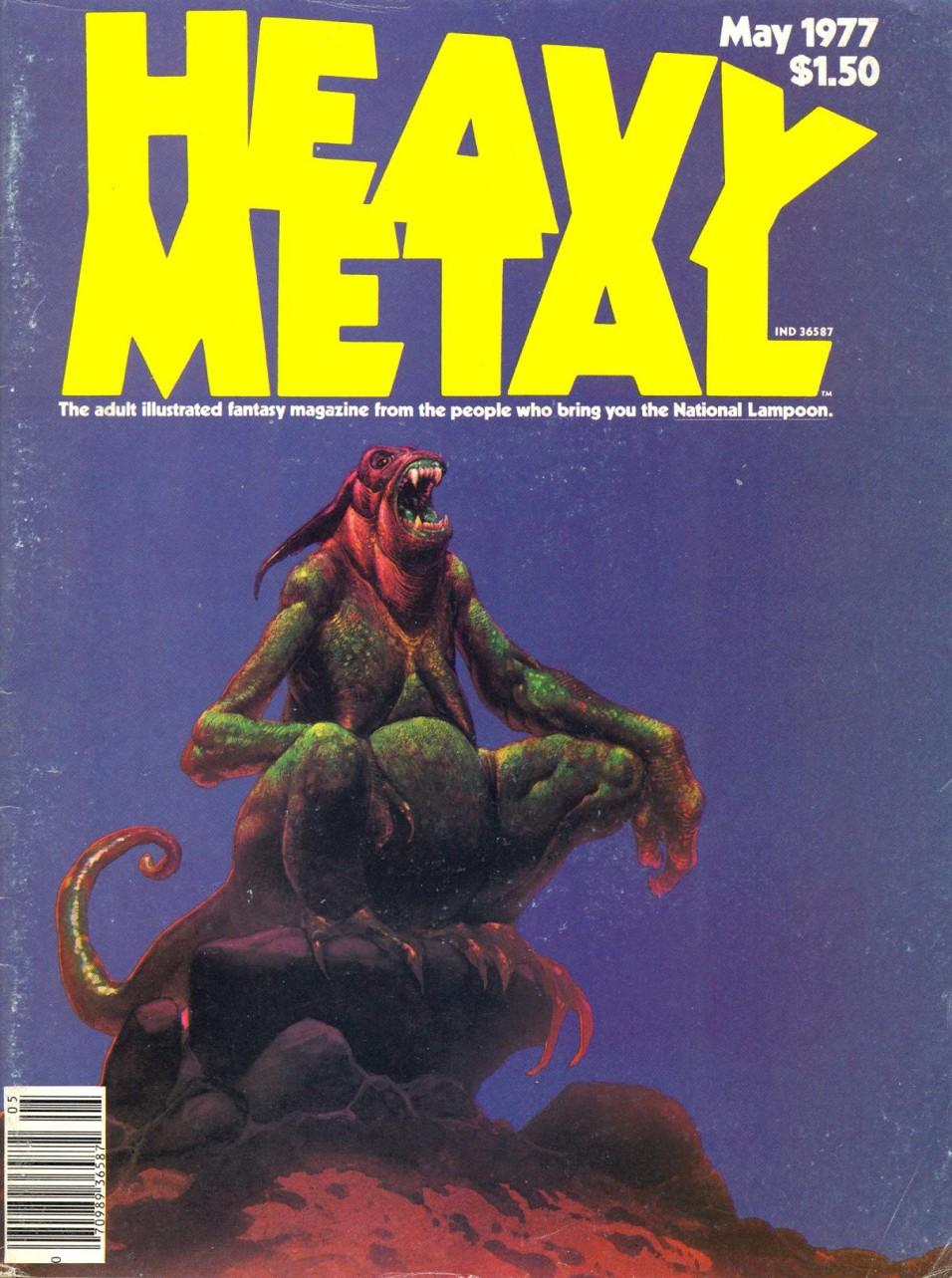 Portadas de la revista Heavy Metal Portadas de la revista Heavy Metal