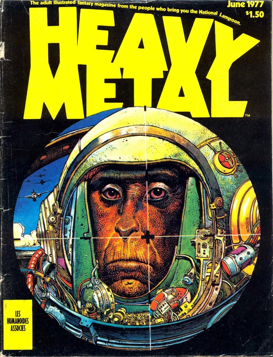 Portadas de la revista Heavy Metal Portadas de la revista Heavy Metal