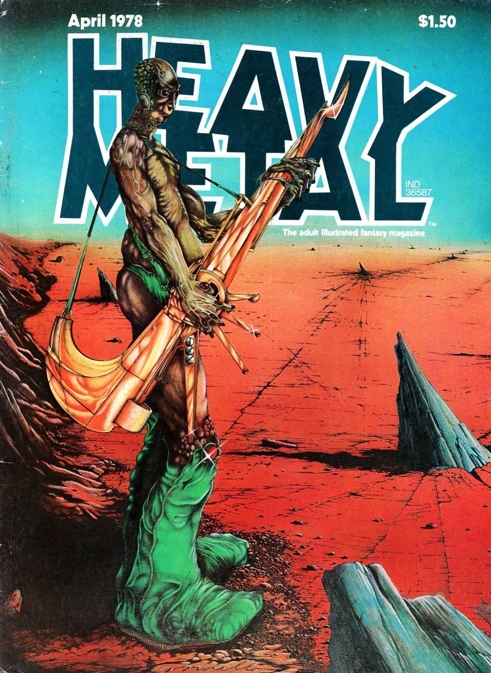 Portadas de la revista Heavy Metal Portadas de la revista Heavy Metal
