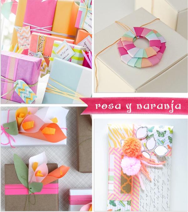 Ideas para envolver regalos: esquemas de color ideas para envolver regalos
