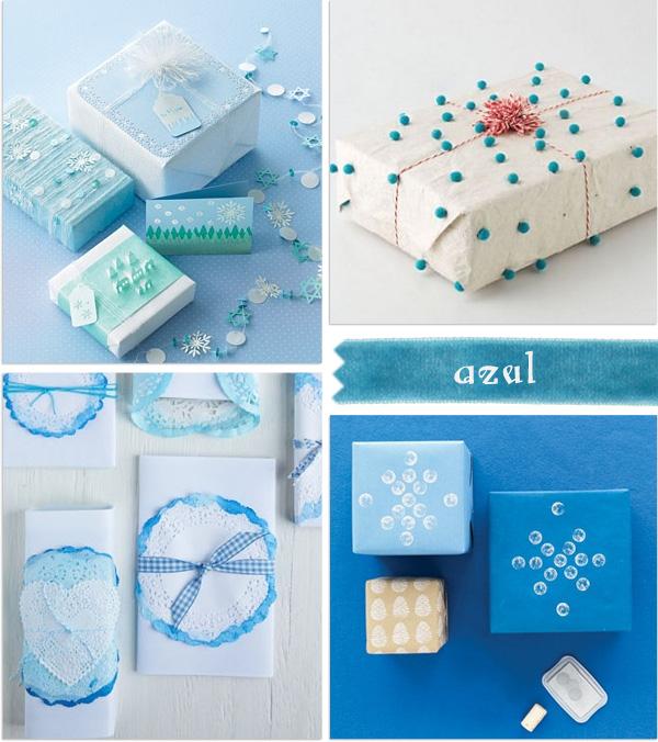 Ideas para envolver regalos: esquemas de color ideas para envolver regalos