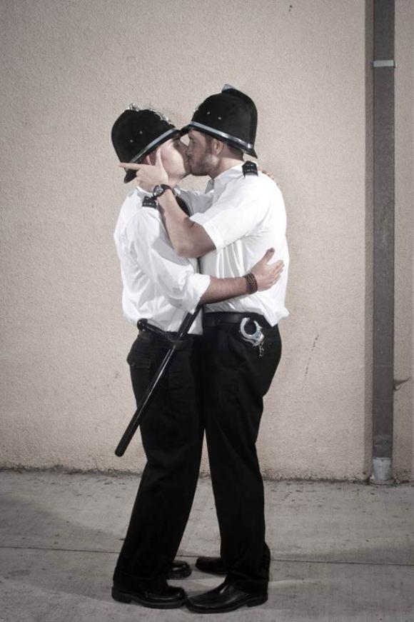 Nick Stern, dando vida a Banksy. Imagen