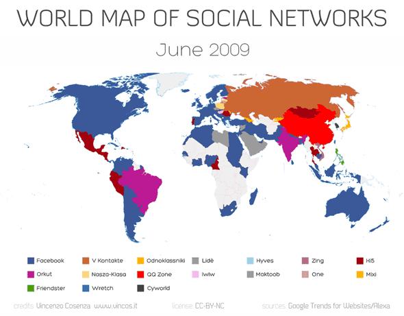 Facebook sigue dominando ampliamente en 127 países de 137, en el Mapa Mundial de Redes Sociales wmsn_animated_dec2012_590