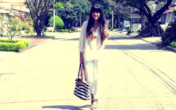 White and Navy White and Navy