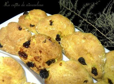 Biscotes de pasas y cúrcuma Biscotes de pasas y cúrcuma
