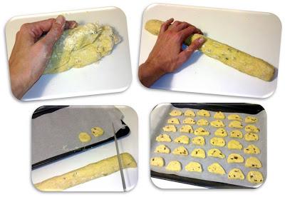 Biscotes de pasas y cúrcuma Biscotes de pasas y cúrcuma