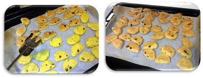 Biscotes de pasas y cúrcuma Biscotes de pasas y cúrcuma