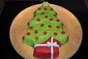 Tarta fondant arbol de navidad ok