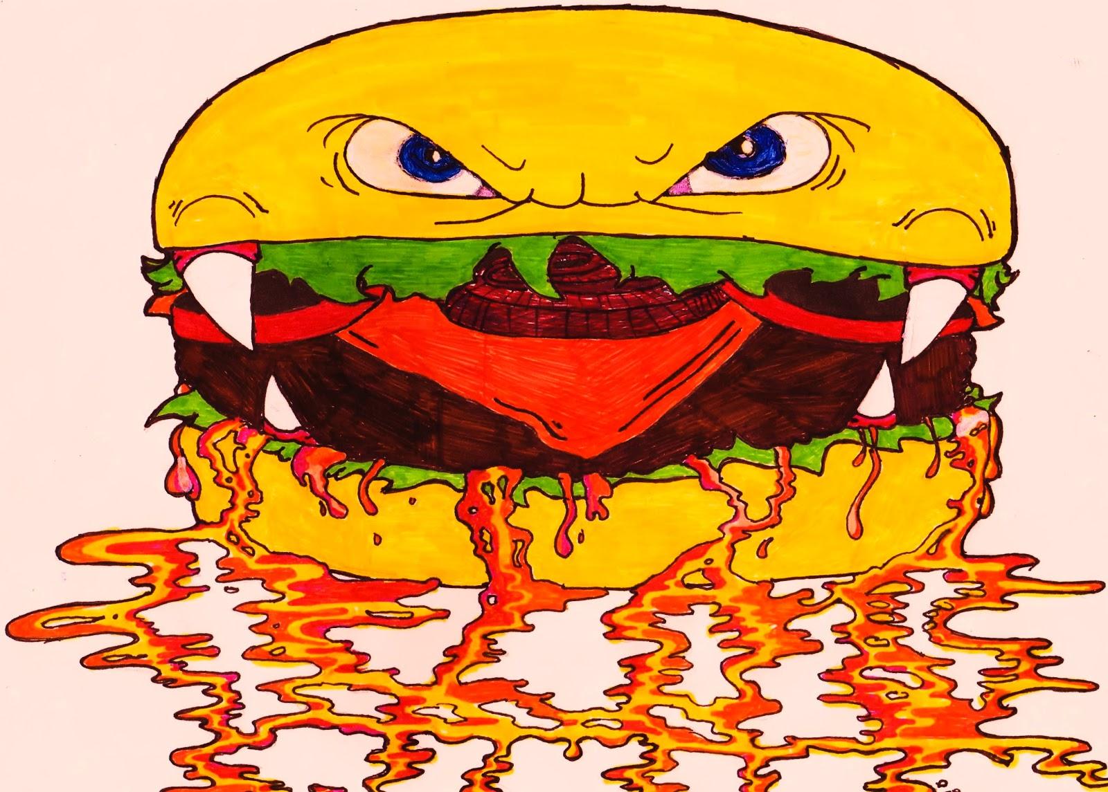 HAMBURGUESA EXTREMA: provoca tu propio apocalípsis en tu estómago HAMBURGUESA EXTREMA: provoca tu propio apocalípsis en tu estómago