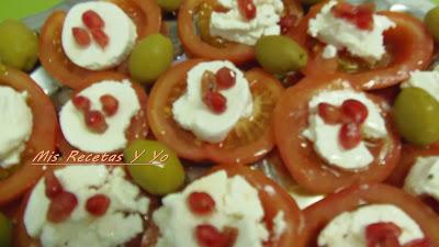 Tomates con Queso