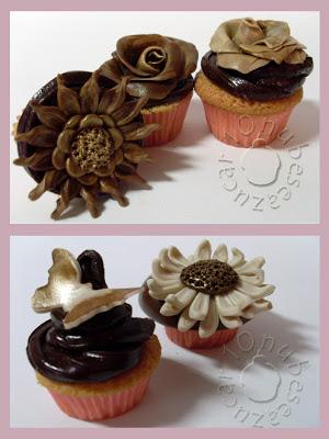 CUPCAKES DE VAINILLA, FRESA Y CHOCOLATE!!!!