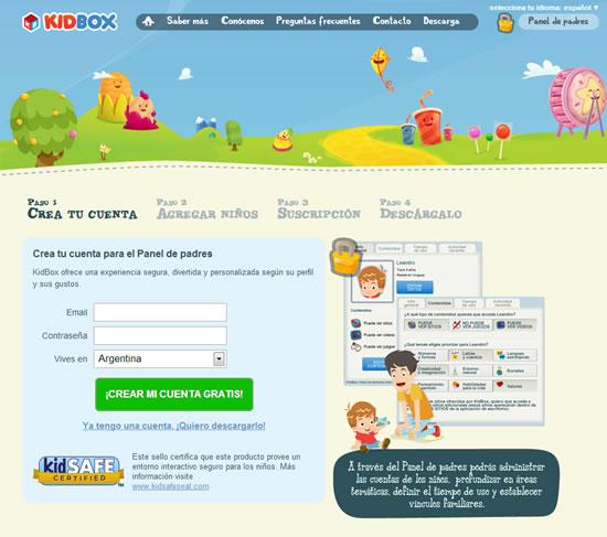 KidBox: Internet controlada y juegos para los más pequeños kidbox2