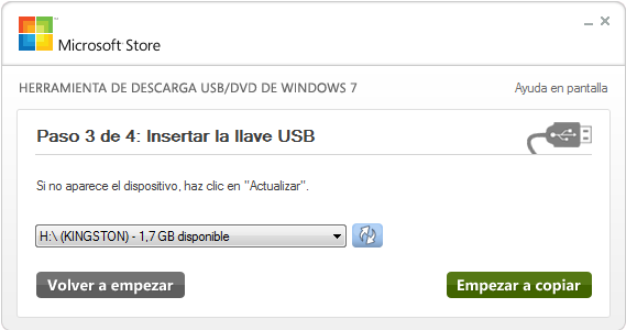 Instalar Windows desde USB