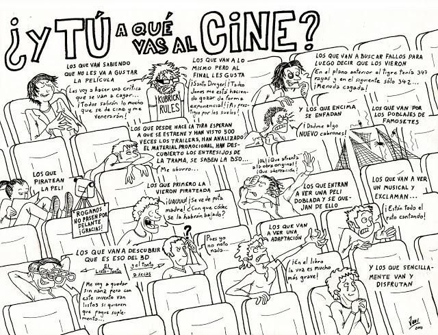 La procesión de ir al cine