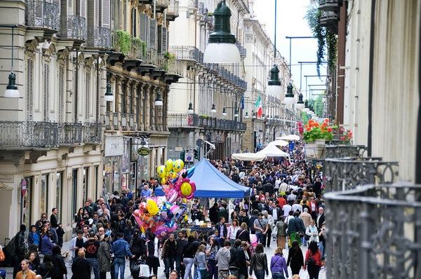 Via Garibaldi turin shopping