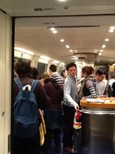 Atrapados en el tren cafeteria