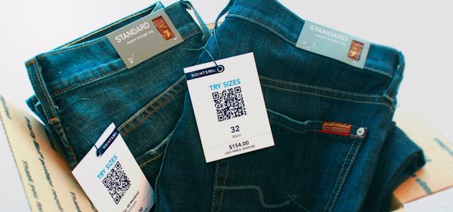 Jeans store uses QR codes to make shopping easier for men alttext