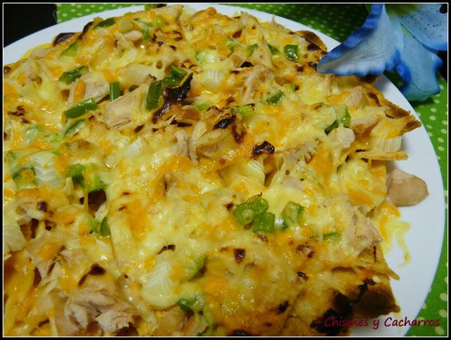 Nachos con Pollo y Queso Nachos con Pollo y Queso