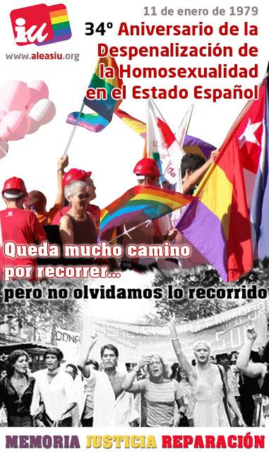 XXXIV aniversario de la despenalización de la homosexualidad en el Estado español