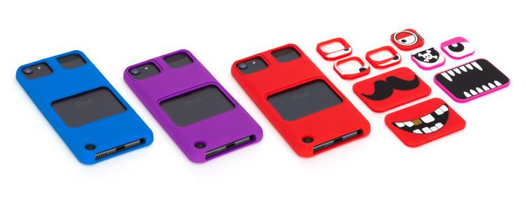 faces-ipod-touch-5g-fundas Fundas de silicona para iPod touch 5G - Griffin Faces