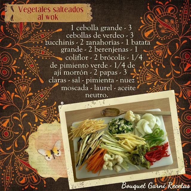 Vegetales salteados al wok