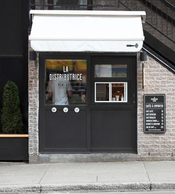 La Distributrice, una pequeña cafetería