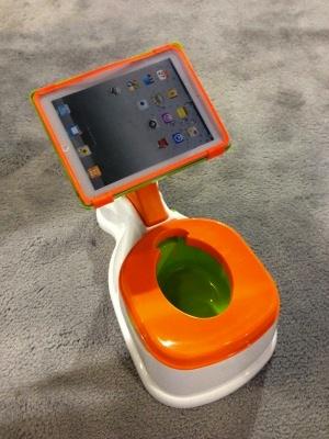 iPotty orinal infantil con iPad orinal infantil con ipad