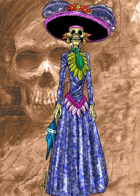 La Catrina dibujo