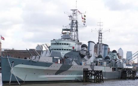 HMS Belfast 460x289 El Museo Imperial de la Guerra