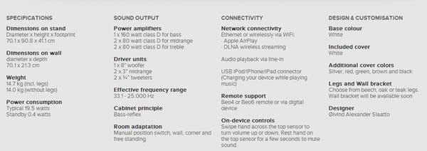 #CES2013 BeoPlay A9 , un sistema de audio de diseño beoplay-a9-spec